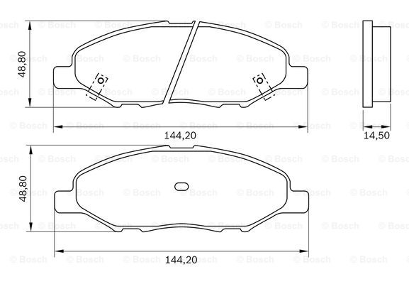 BOSCH 0 986 BB0 961 Brake...