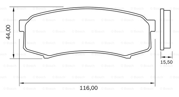 BOSCH 0 986 BB0 973 Brake...