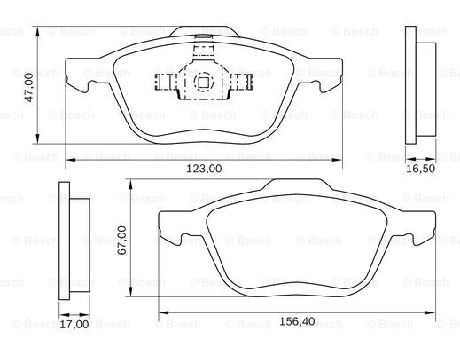 BOSCH 0 986 BB0 974 Brake...