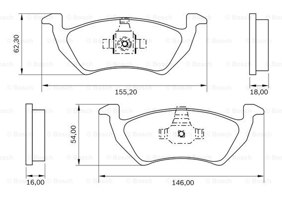 BOSCH 0 986 BB0 976 Brake...