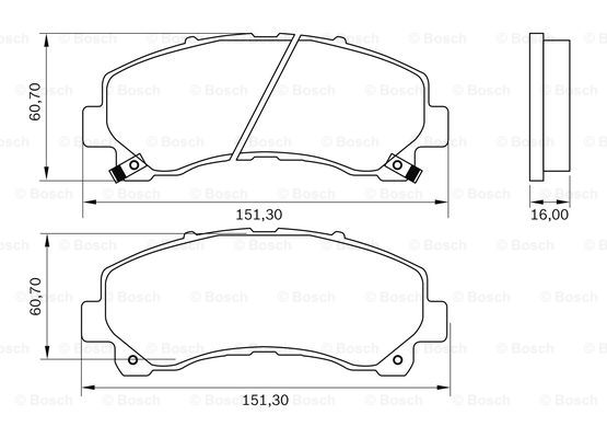 BOSCH 0 986 BB0 977 Brake...