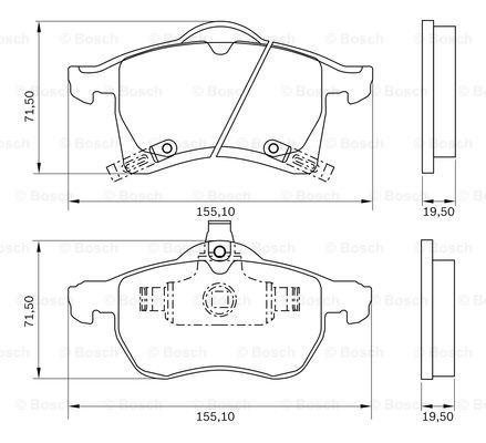 BOSCH 0 986 BB0 978 Brake...