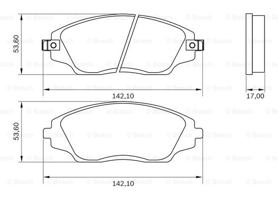 BOSCH 0 986 BB0 979 Brake...