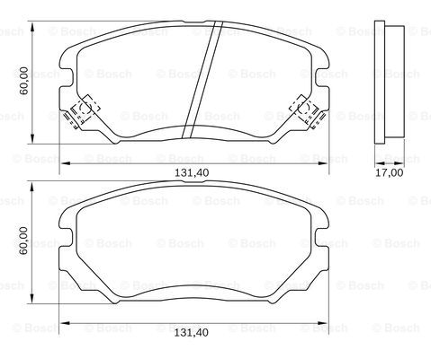 BOSCH 0 986 BB0 986 Brake...