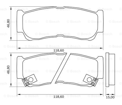 BOSCH 0 986 BB0 991 Brake...