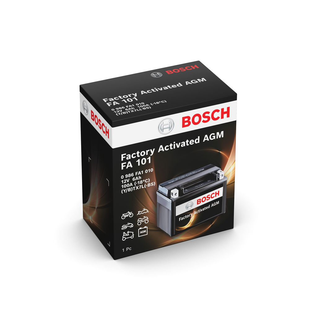 BOSCH 0 986 FA1 010 Factory Activated AGM Starterbatterie