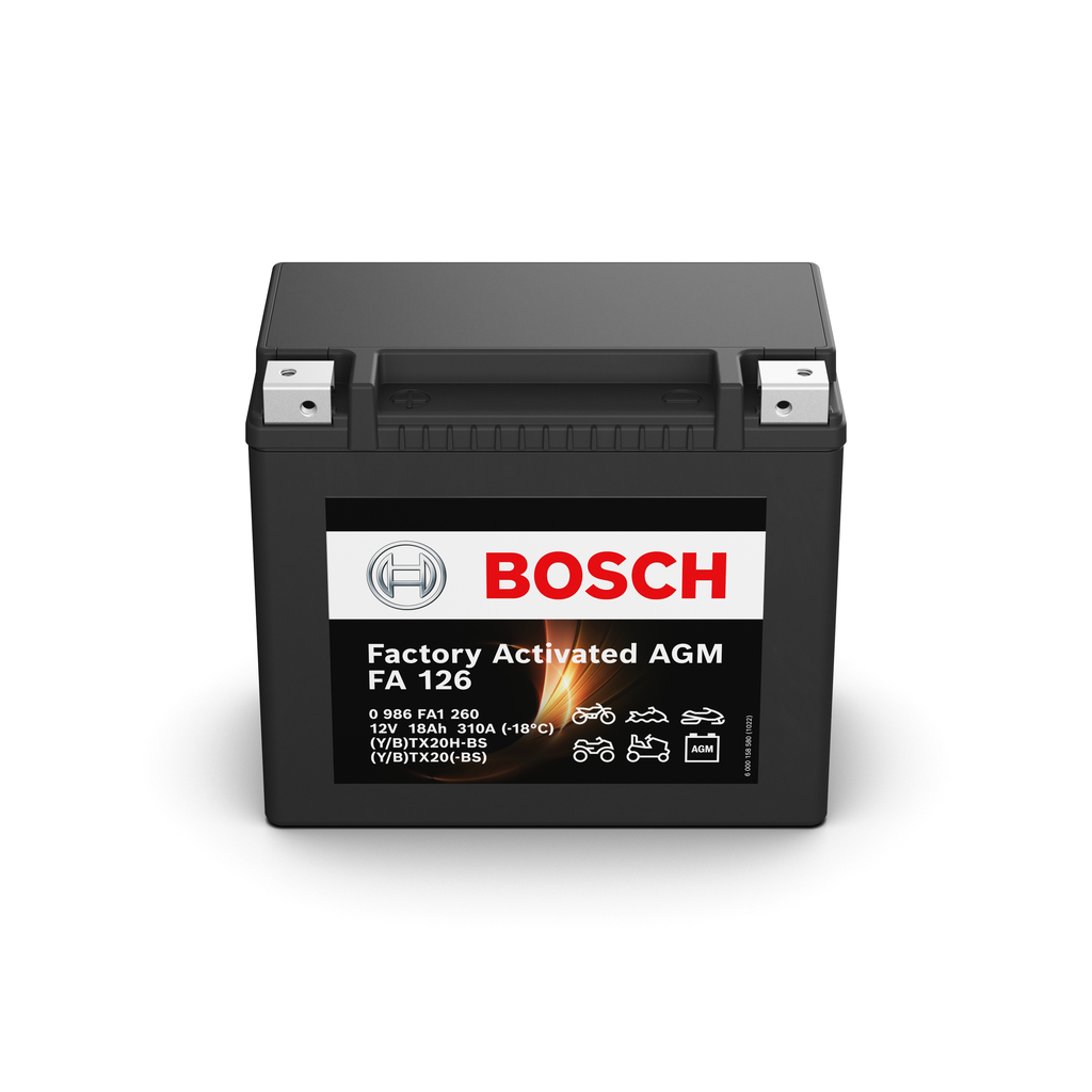BOSCH 0 986 FA1 260 Factory Activated AGM Starterbatterie