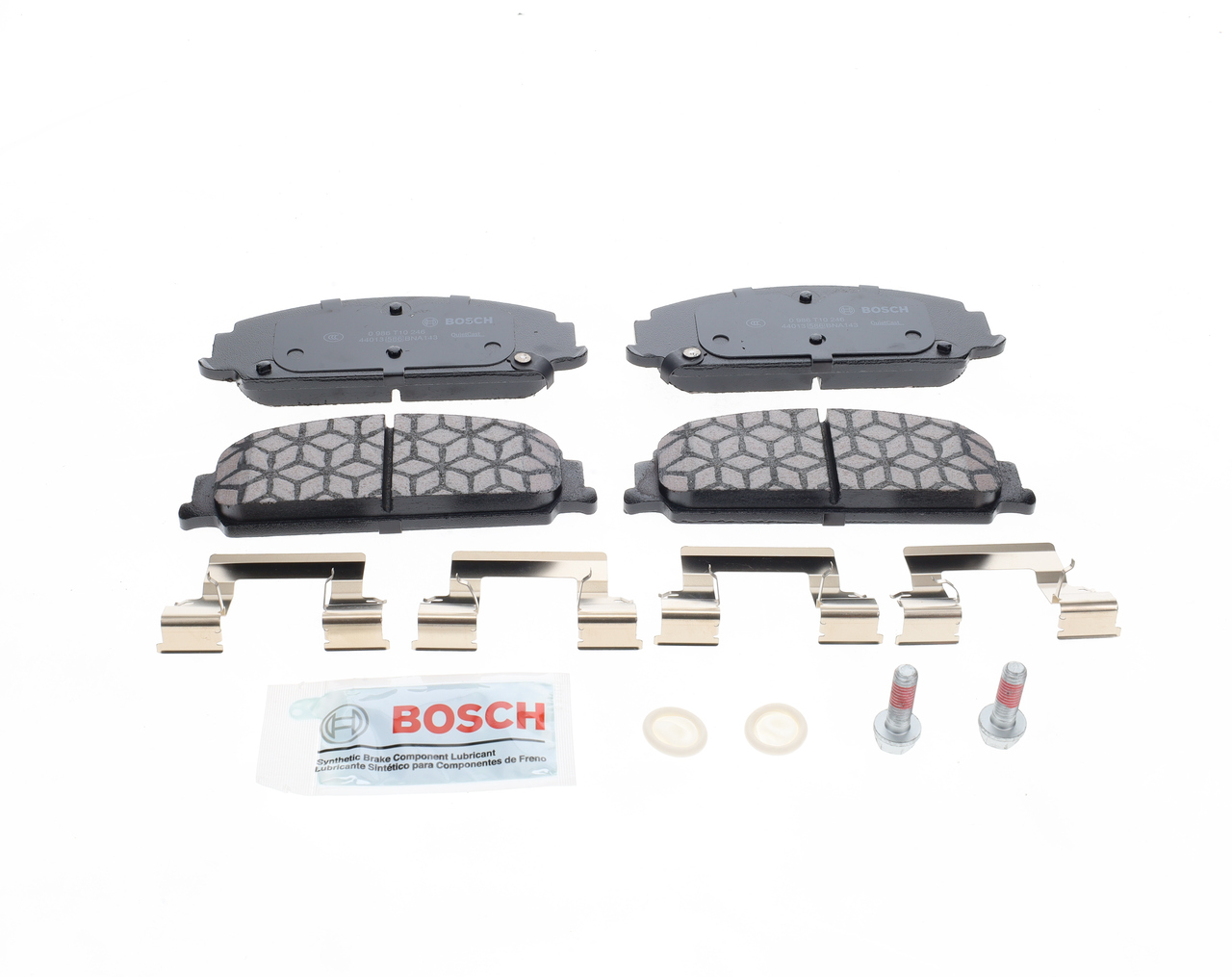 BOSCH 0 986 T10 246 QuietCast Ceramic Bremsbelagsatz, Scheibenbremse