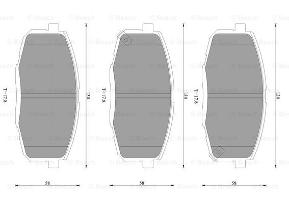 BOSCH 0 986 T11 080 Brake...