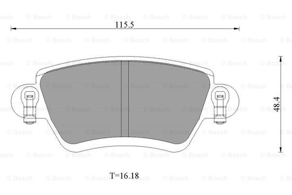 BOSCH 0 986 T11 096 Brake...