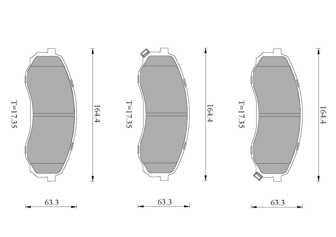 BOSCH 0 986 T11 187 Brake...