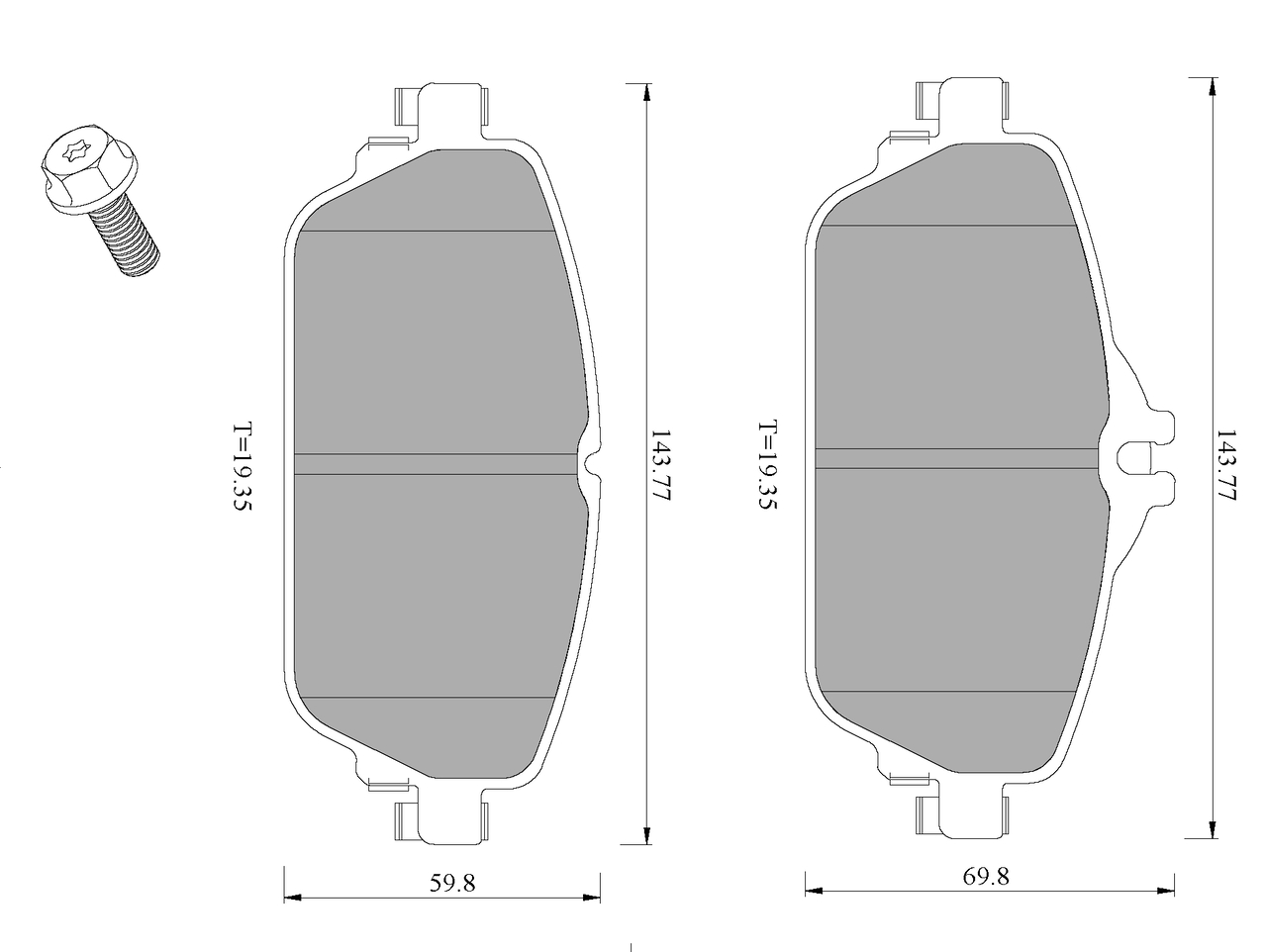 Brake Pad Set, disc brake