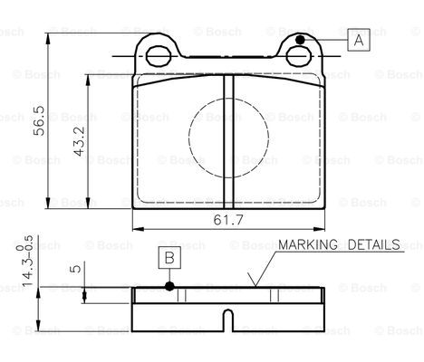 BOSCH 0 986 TB2 000 Brake...