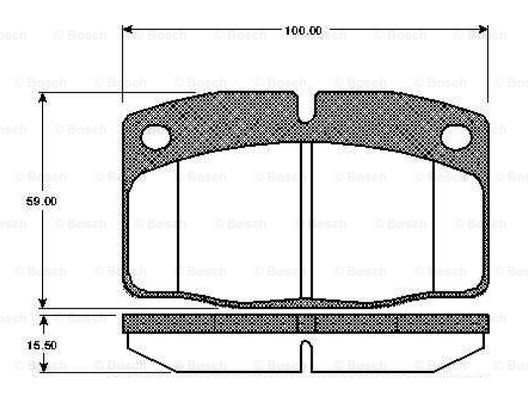 BOSCH 0 986 TB2 003 Brake...