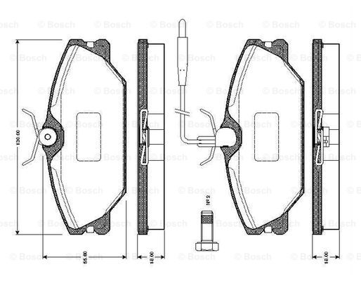 BOSCH 0 986 TB2 010 Brake...