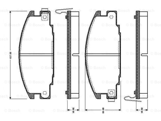 BOSCH 0 986 TB2 011 Brake...