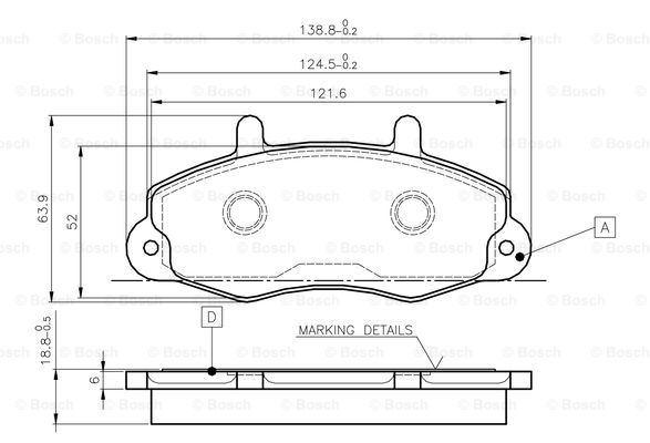 BOSCH 0 986 TB2 019 Brake...