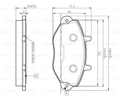 BOSCH 0 986 TB2 020 Brake...