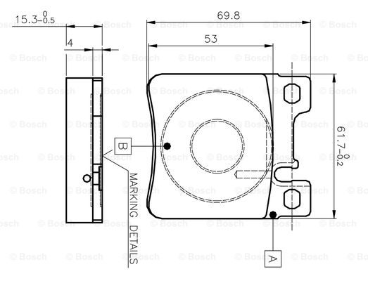 BOSCH 0 986 TB2 022 Brake...