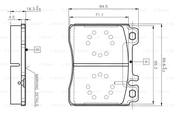 BOSCH 0 986 TB2 023 Brake...