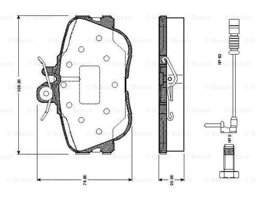 BOSCH 0 986 TB2 024 Brake...