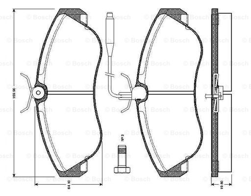 BOSCH 0 986 TB2 029 Brake...