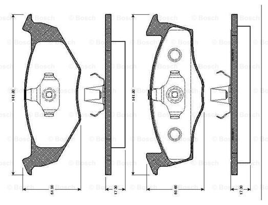 BOSCH 0 986 TB2 036 Brake...