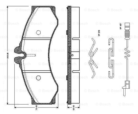 BOSCH 0 986 TB2 037 Brake...