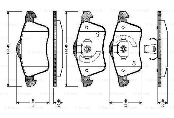 BOSCH 0 986 TB2 038 Brake...