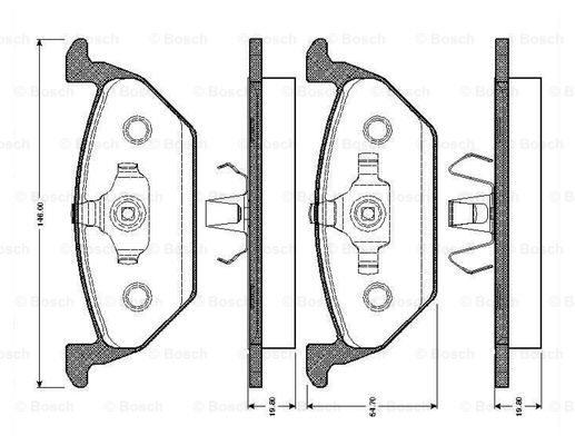 BOSCH 0 986 TB2 040 Brake...