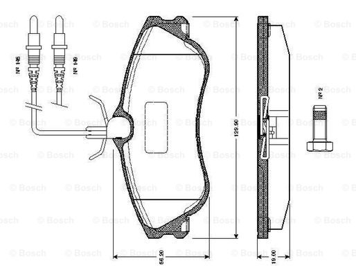 BOSCH 0 986 TB2 042 Brake...