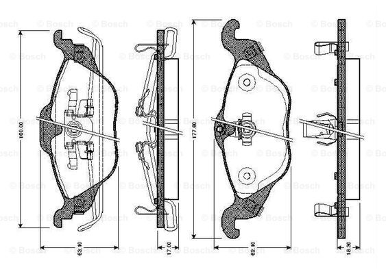 BOSCH 0 986 TB2 044 Brake...