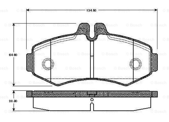 BOSCH 0 986 TB2 045 Brake...