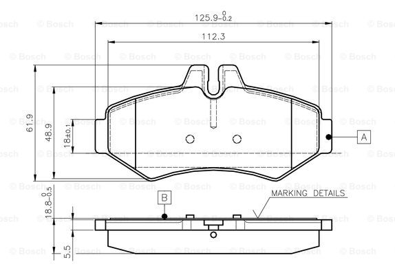 BOSCH 0 986 TB2 046 Brake...