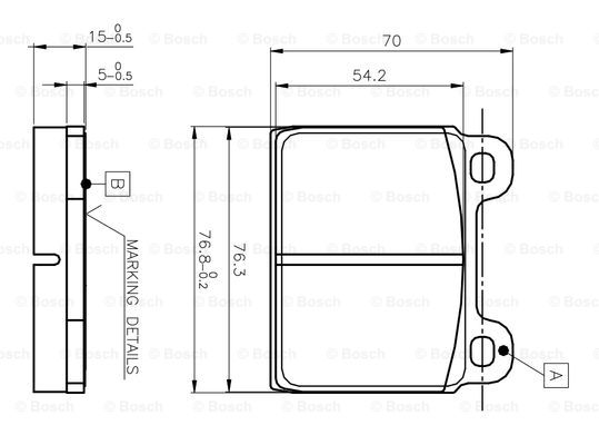 BOSCH 0 986 TB2 050 Brake...