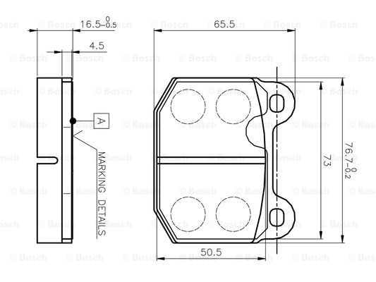 BOSCH 0 986 TB2 052 Brake...