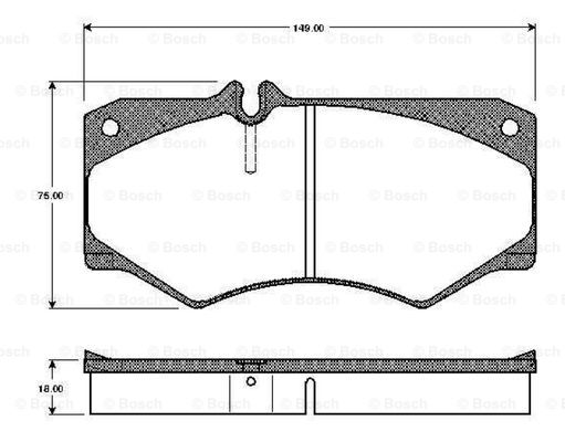 BOSCH 0 986 TB2 058 Brake...