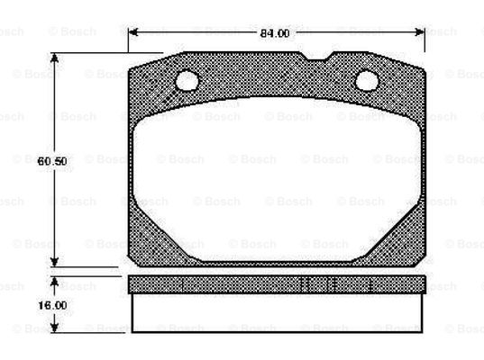 BOSCH 0 986 TB2 063 Brake...