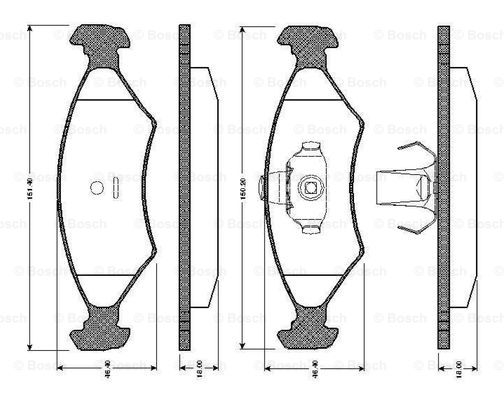 BOSCH 0 986 TB2 066 Brake...