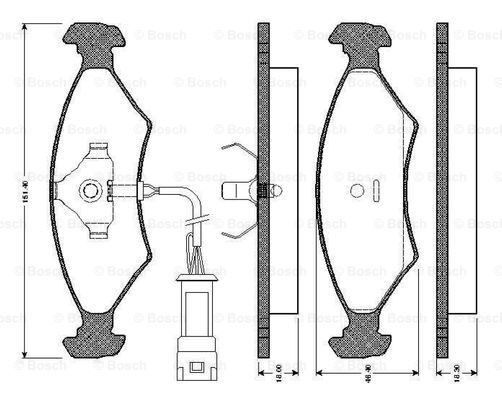 BOSCH 0 986 TB2 068 Brake...