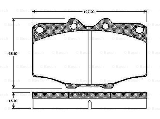 BOSCH 0 986 TB2 069 Brake...