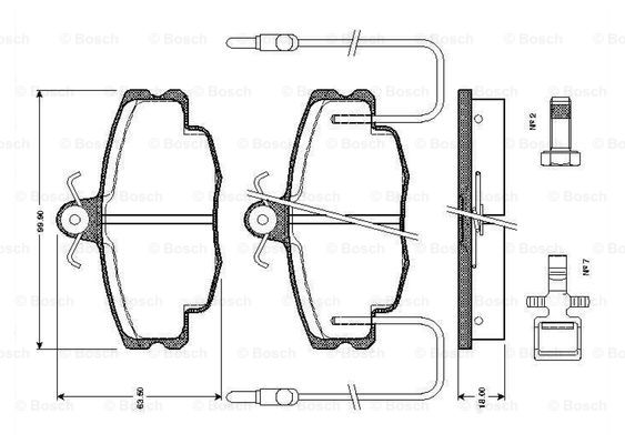 BOSCH 0 986 TB2 075 Brake...