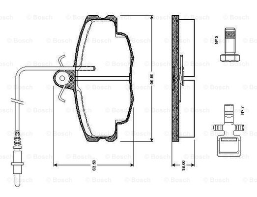 BOSCH 0 986 TB2 076 Brake...