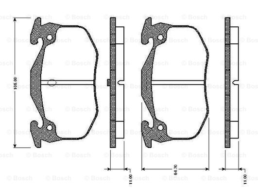 BOSCH 0 986 TB2 078 Brake...