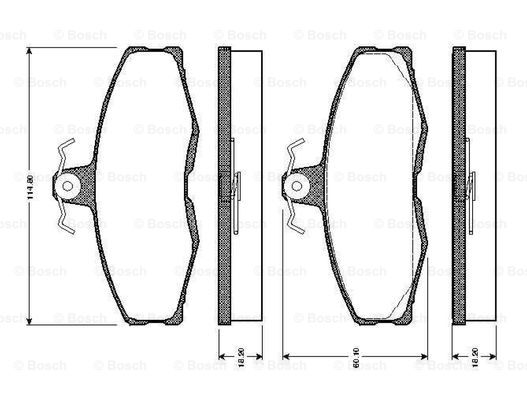 BOSCH 0 986 TB2 081 Brake...