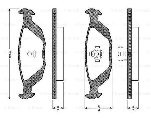 BOSCH 0 986 TB2 083 Brake...