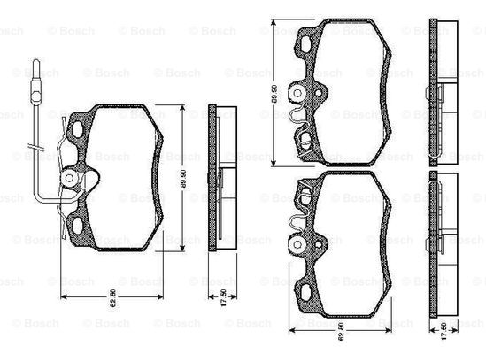 BOSCH 0 986 TB2 087 Brake...