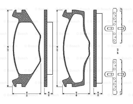 BOSCH 0 986 TB2 089 Brake...