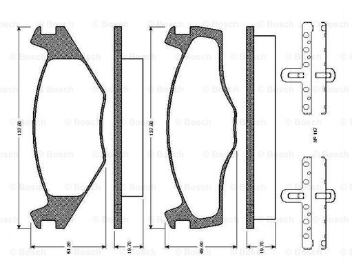 BOSCH 0 986 TB2 090 Brake...