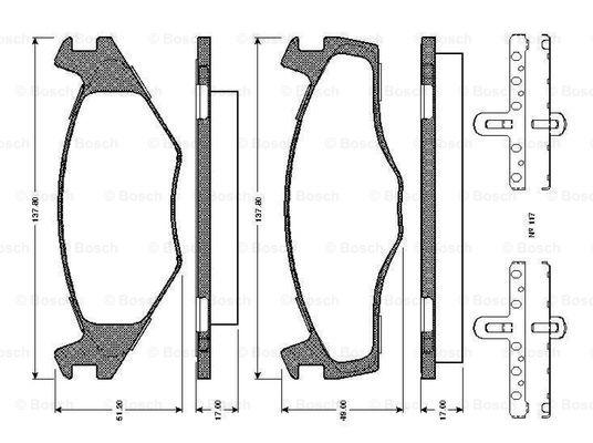 BOSCH 0 986 TB2 091 Brake...